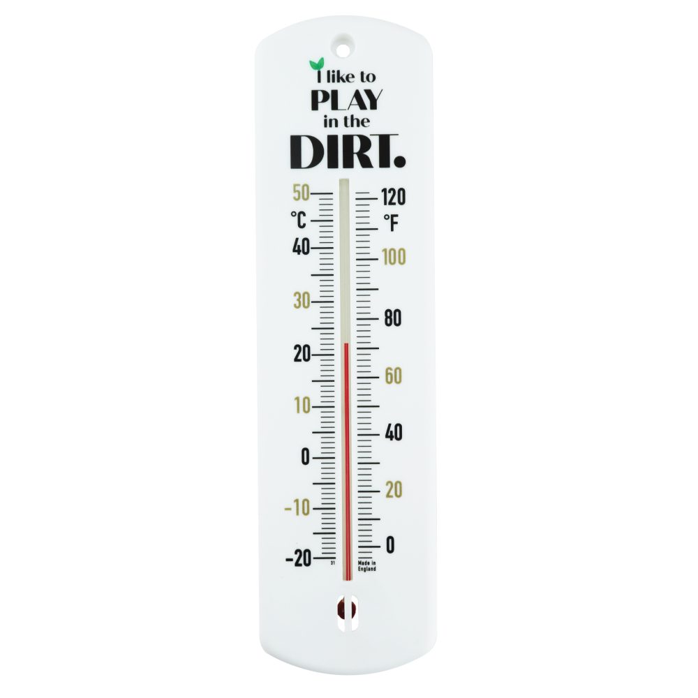 Outdoor Garden Thermometer Gift - Play In Dirt