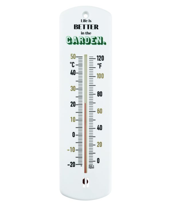 Outdoor Garden Thermometer Gift - Life Is Better
