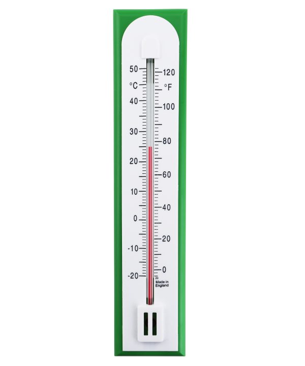 Two Piece Room Temperature Thermometer - Green
