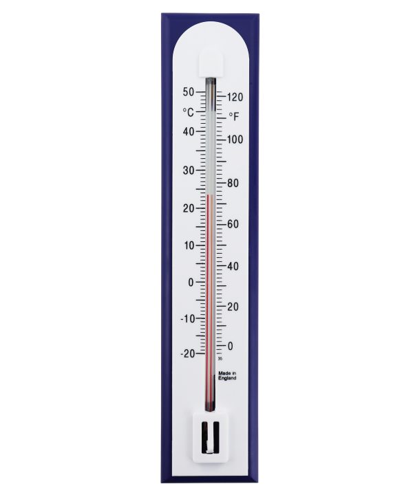 Two Piece Room Temperature Thermometer - Blue