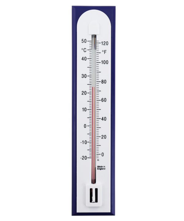 Two Piece Room Temperature Thermometer - Blue