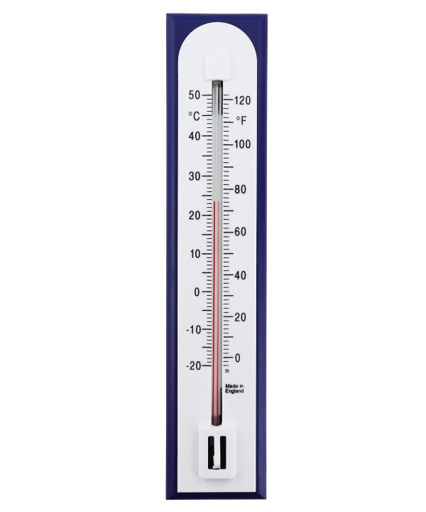 Large 240mm Outdoor Thermometer for Garden - Can be Used as a Greenhouse  Thermometer or Home Office Room Indoor Outside Complete with Colour Coded