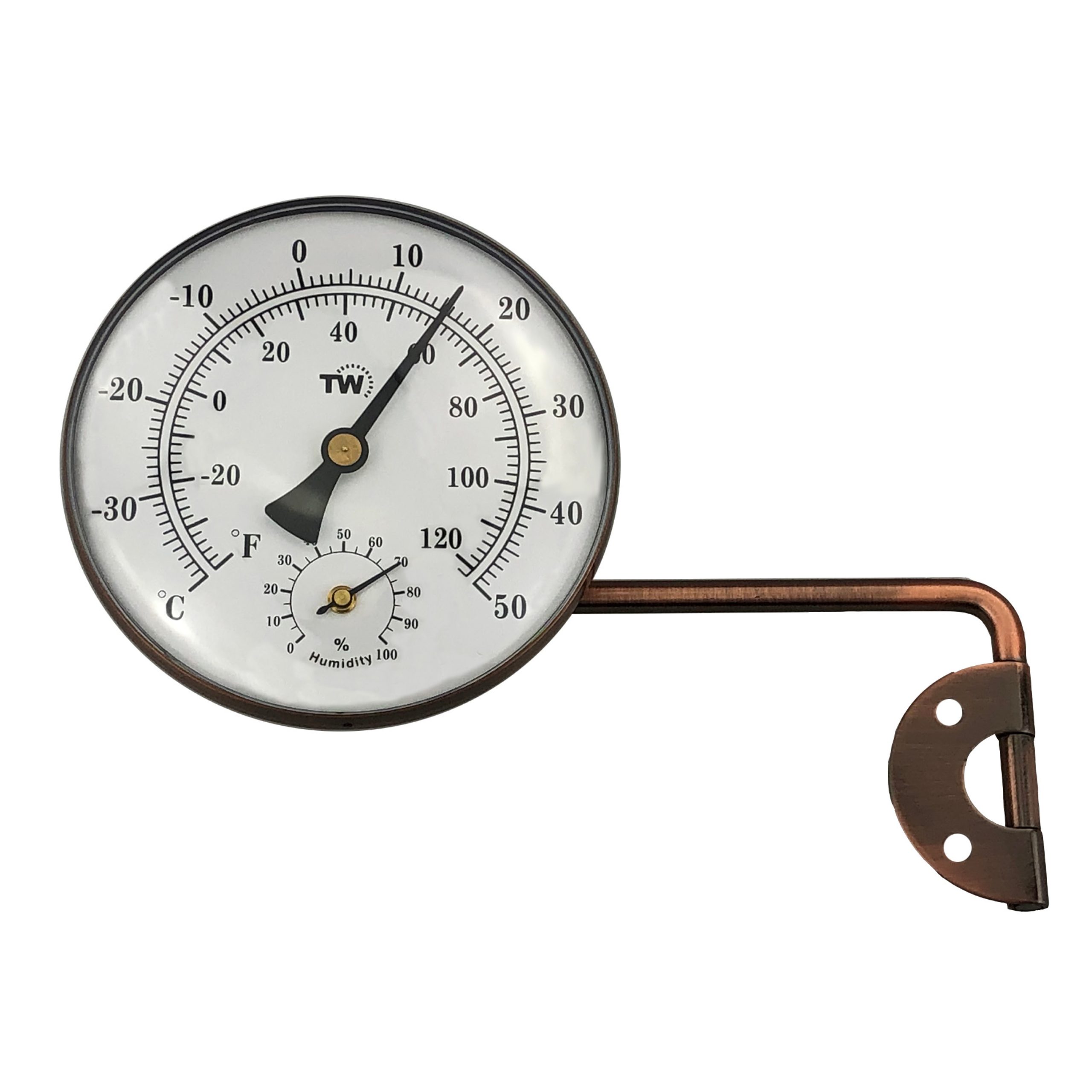 Dial hygrometer store thermometer