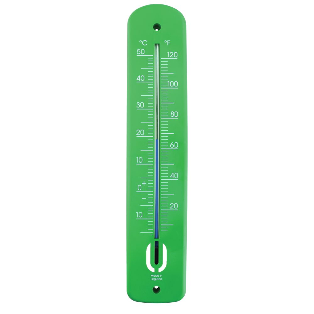 Large Green Outdoor Thermometer