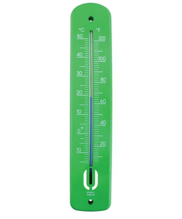 Large Green Outdoor Thermometer