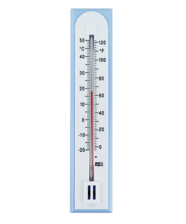 Two Piece Room Temperature Thermometer - Light Blue