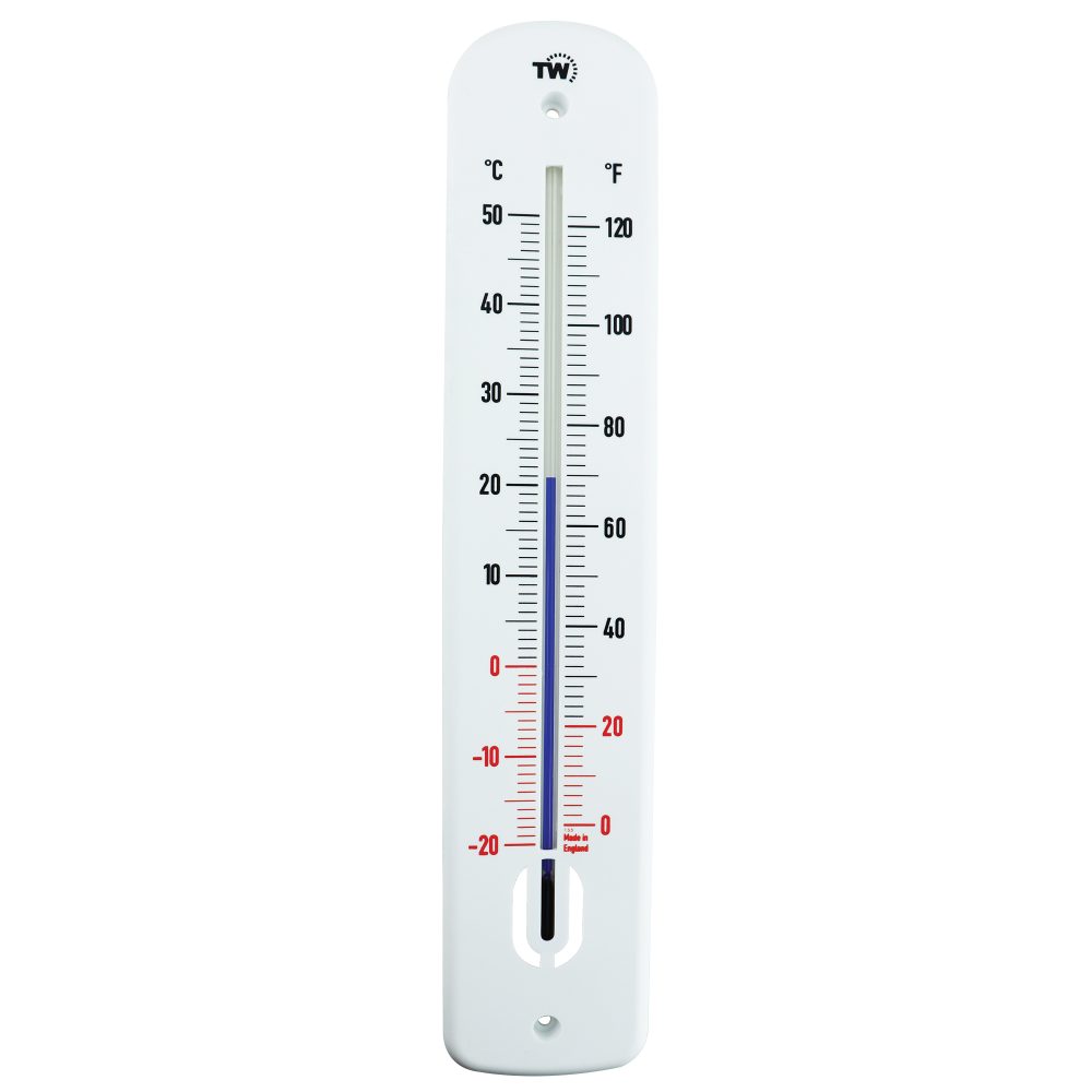 Outdoor Thermometer - Black and Red Scale